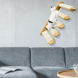 Wall Mounted Cat Stairway Indoor Cats Climbing Shelves for Door Apartment 5 Step 54x20x22cm - Aladdin Shoppers