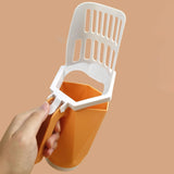 Portable Pets Scooper Removable Durable Cleaner Tool for Pets Supplies Puppy Yellow - Aladdin Shoppers
