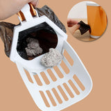 Portable Pets Scooper Removable Durable Cleaner Tool for Pets Supplies Puppy Yellow - Aladdin Shoppers