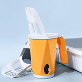 Portable Pets Scooper Removable Durable Cleaner Tool for Pets Supplies Puppy Yellow - Aladdin Shoppers
