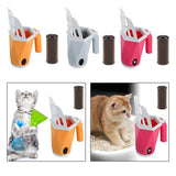 Portable Pets Scooper Removable Durable Cleaner Tool for Pets Supplies Puppy Yellow - Aladdin Shoppers