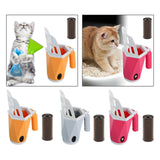 Portable Pets Scooper Removable Durable Cleaner Tool for Pets Supplies Puppy Yellow - Aladdin Shoppers