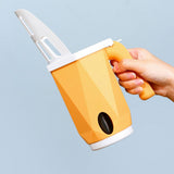 Portable Pets Scooper Removable Durable Cleaner Tool for Pets Supplies Puppy Yellow - Aladdin Shoppers