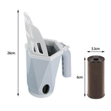 Portable Pets Scooper Removable Durable Cleaner Tool for Pets Supplies Puppy Gray - Aladdin Shoppers