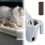 Portable Pets Scooper Removable Durable Cleaner Tool for Pets Supplies Puppy Gray - Aladdin Shoppers