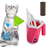 Portable Pets Scooper Removable Durable Cleaner Tool for Pets Supplies Puppy Red - Aladdin Shoppers