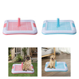 Portable Dog Potty Tray Training Mat Keep Floors Clean Pee Training Tray L Red White - Aladdin Shoppers