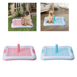 Portable Dog Potty Tray Training Mat Keep Floors Clean Pee Training Tray L Red White - Aladdin Shoppers