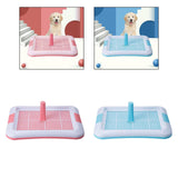 Portable Dog Potty Tray Training Mat Keep Floors Clean Pee Training Tray L Red White - Aladdin Shoppers