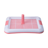 Portable Dog Potty Tray Training Mat Keep Floors Clean Pee Training Tray S Red White - Aladdin Shoppers