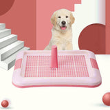 Portable Dog Potty Tray Training Mat Keep Floors Clean Pee Training Tray S Red White - Aladdin Shoppers
