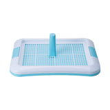 Portable Dog Potty Tray Training Mat Keep Floors Clean Pee Training Tray S Blue White - Aladdin Shoppers