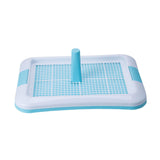 Portable Dog Potty Tray Training Mat Keep Floors Clean Pee Training Tray S Blue White - Aladdin Shoppers