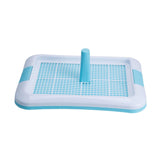 Portable Dog Potty Tray Training Mat Keep Floors Clean Pee Training Tray S Blue White - Aladdin Shoppers