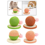 Sisal Scratching Toy Interactive Toy Rest Grind Claw Cat Scratcher Ball Green - Aladdin Shoppers