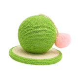 Sisal Scratching Toy Interactive Toy Rest Grind Claw Cat Scratcher Ball Green - Aladdin Shoppers