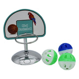 Maxbell Maxbell Bird Training Basketball Toys Parrot Intelligence Toy with 1 Stand 3 Balls