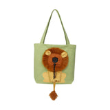 Maxbell Pet Carrier Shoulder Bag Tote Handbag Pouch Small Animals Kitty Camping L Light Green