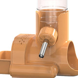 Hamster Water Bottle Auto Dispenser Drinker Bowl Feeding Watering for Bunny Orange - Aladdin Shoppers