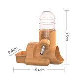 Hamster Water Bottle Auto Dispenser Drinker Bowl Feeding Watering for Bunny Orange - Aladdin Shoppers