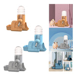 Hamster Water Bottle Auto Dispenser Drinker Bowl Feeding Watering for Bunny Orange - Aladdin Shoppers