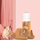 Hamster Water Bottle Auto Dispenser Drinker Bowl Feeding Watering for Bunny Orange - Aladdin Shoppers