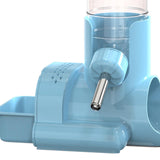 Hamster Water Bottle Auto Dispenser Drinker Bowl Feeding Watering for Bunny Blue - Aladdin Shoppers