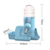 Hamster Water Bottle Auto Dispenser Drinker Bowl Feeding Watering for Bunny Blue - Aladdin Shoppers