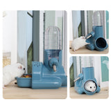 Hamster Water Bottle Auto Dispenser Drinker Bowl Feeding Watering for Bunny Blue - Aladdin Shoppers