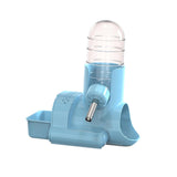 Hamster Water Bottle Auto Dispenser Drinker Bowl Feeding Watering for Bunny Blue - Aladdin Shoppers