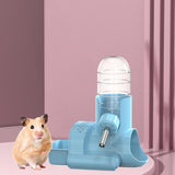 Hamster Water Bottle Auto Dispenser Drinker Bowl Feeding Watering for Bunny Blue - Aladdin Shoppers