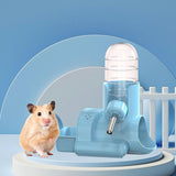 Hamster Water Bottle Auto Dispenser Drinker Bowl Feeding Watering for Bunny Blue - Aladdin Shoppers
