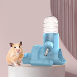 Hamster Water Bottle Auto Dispenser Drinker Bowl Feeding Watering for Bunny Blue - Aladdin Shoppers