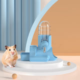 Hamster Water Bottle Auto Dispenser Drinker Bowl Feeding Watering for Bunny Blue - Aladdin Shoppers