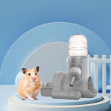 Hamster Water Bottle Auto Dispenser Drinker Bowl Feeding Watering for Bunny Gray - Aladdin Shoppers