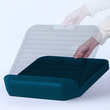 Maxbell Maxbell Pet Training Toilet Tray 3.2cm High Sides Fence Bedpan Dog Toilet for Indoor Blue
