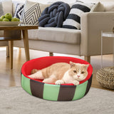 Maxbell Maxbell Lovely Watermelon Pattern Round Cooling Cat Dog Bed Pet Cushion Mesh Fabric Size L