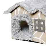 Maxbell Maxbell Pet Bed House Cave Bed Foldable Sleeping Nest for Small Medium Dog Cat 44cmx36cmx39cm