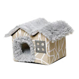 Maxbell Maxbell Pet Bed House Cave Bed Foldable Sleeping Nest for Small Medium Dog Cat 44cmx36cmx39cm