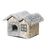 Maxbell Maxbell Pet Bed House Cave Bed Foldable Sleeping Nest for Small Medium Dog Cat 44cmx36cmx39cm