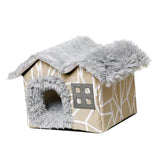 Maxbell Maxbell Pet Bed House Cave Bed Foldable Sleeping Nest for Small Medium Dog Cat 44cmx36cmx39cm