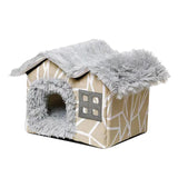 Maxbell Maxbell Pet Bed House Cave Bed Foldable Sleeping Nest for Small Medium Dog Cat 44cmx36cmx39cm