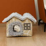 Maxbell Maxbell Pet Bed House Cave Bed Foldable Sleeping Nest for Small Medium Dog Cat 44cmx36cmx39cm