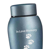 Maxbell Maxbell Pet Urns Remembrance Loose Memorial Pets Gift Casket Cremation Memorial Urn Blue