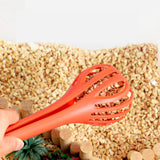 Hamster Clip Feeding Tool Hamster Scooper Catcher Grabber for Gerbils Rat Red - Aladdin Shoppers