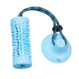 Multifunctional Pet Molar Dog Chew Suction Cup Tug for Puppy Playing Pulling Blue - Aladdin Shoppers