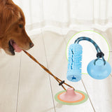 Multifunctional Pet Molar Dog Chew Suction Cup Tug for Puppy Playing Pulling Blue - Aladdin Shoppers