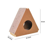 Maxbell Maxbell Cat Scratcher Cardboard Nest Bed Grind Claws Wear Resistant Cat Scratch Pad Brown