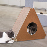 Maxbell Maxbell Cat Scratcher Cardboard Nest Bed Grind Claws Wear Resistant Cat Scratch Pad Brown
