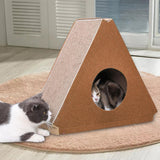 Maxbell Maxbell Cat Scratcher Cardboard Nest Bed Grind Claws Wear Resistant Cat Scratch Pad Brown